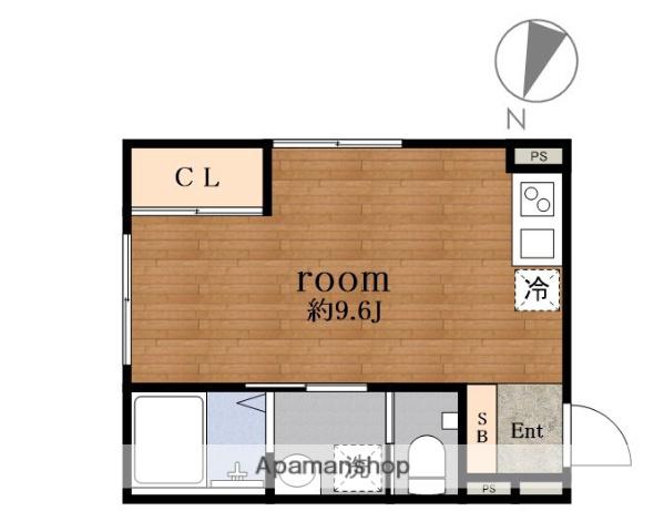 AQ FOREST赤羽西(ワンルーム/2階)の間取り写真