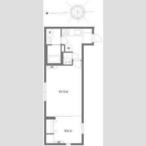 グランピア四谷(1LDK/2階)の間取り写真