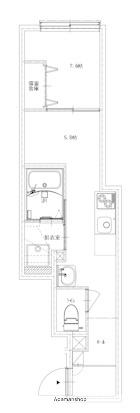 SOLUNA CRACIA OGIKUBOⅢ(1DK/1階)の間取り写真