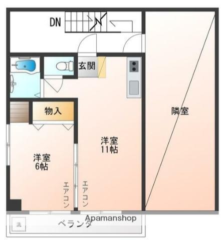 ソレイユ荻窪Ⅰ(1LDK/3階)の間取り写真