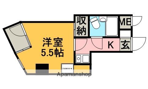 パールマンション三ノ輪(1K/5階)の間取り写真