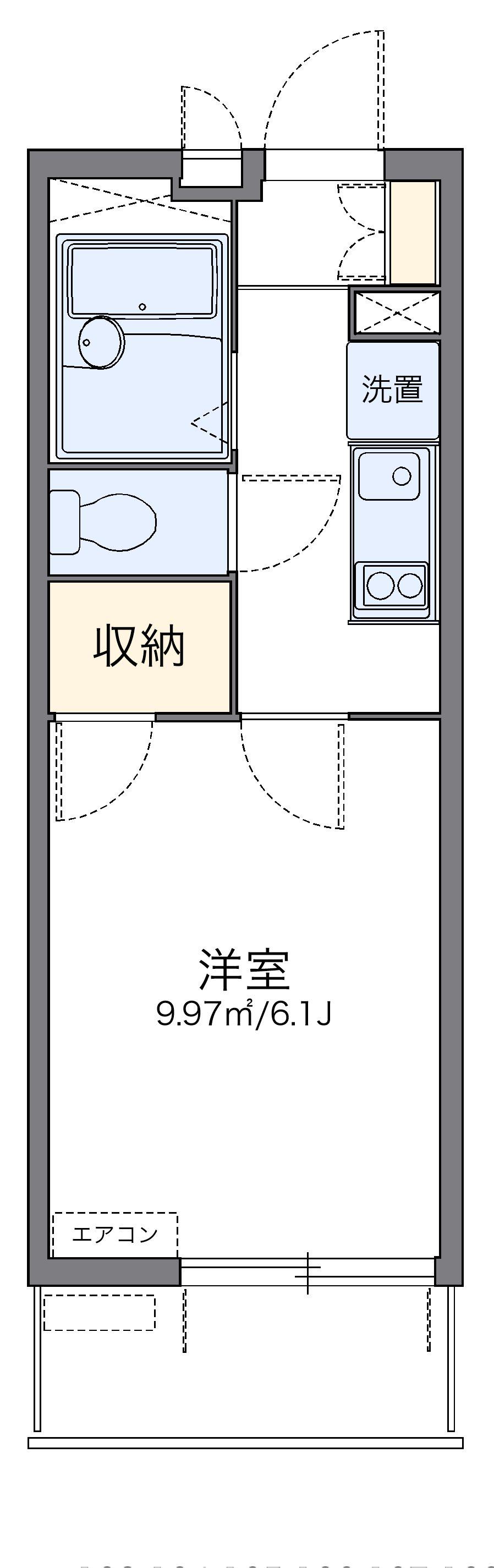 レオパレスラトナ 4階階 間取り
