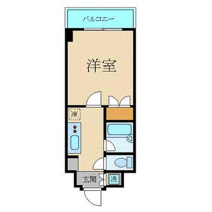 プレール東神田 5階階 間取り