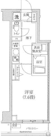 アイル イムーブル深川(1K/5階)の間取り写真