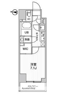 ガリシア森下Ⅴ(1K/5階)の間取り写真