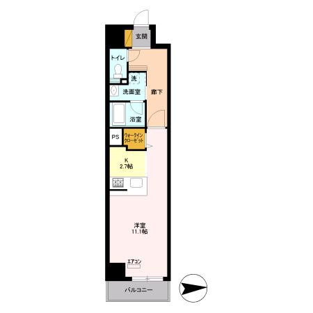 ロイヤルパークスシーサー 4階階 間取り