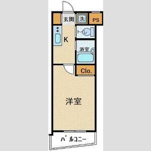 スカイコート九段下 9階階 間取り