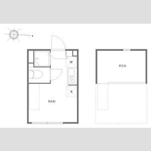 レインパレス西大島(ワンルーム/2階)の間取り写真