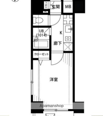 プレール代々木公園弐番館 7階階 間取り
