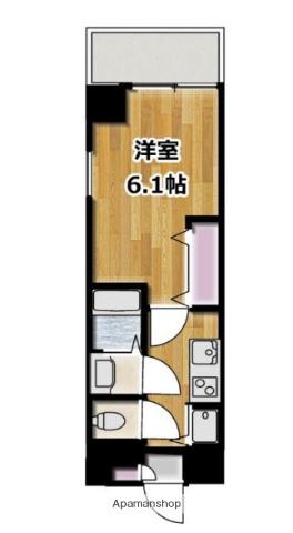 メゾン・ド・ヴィレ高輪(1K/11階)の間取り写真