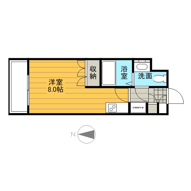 レジディア錦糸町 8階階 間取り