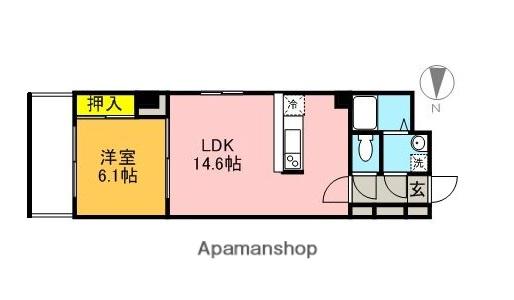サンルミエール 3階階 間取り