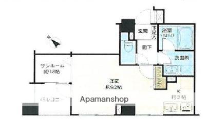 ベルス大崎百反坂 2階階 間取り