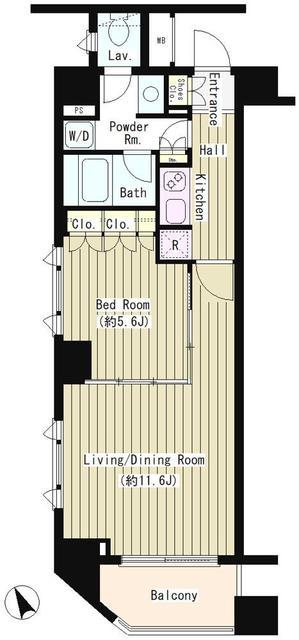 コクヨーレ日本橋 7階階 間取り