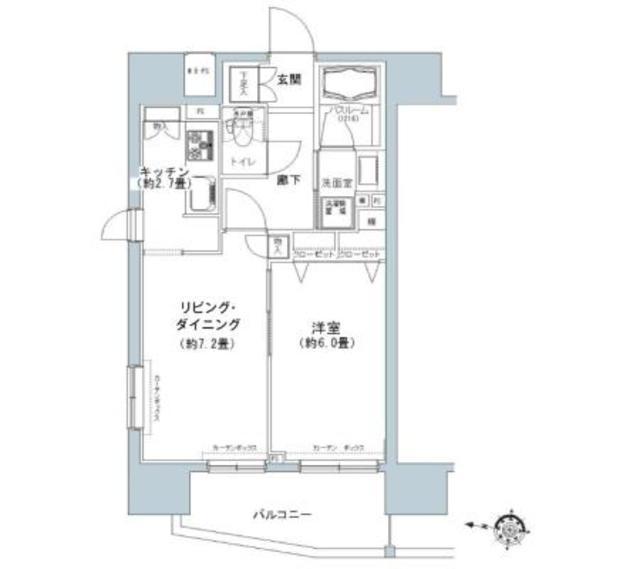 パークキューブ板橋本町 10階階 間取り
