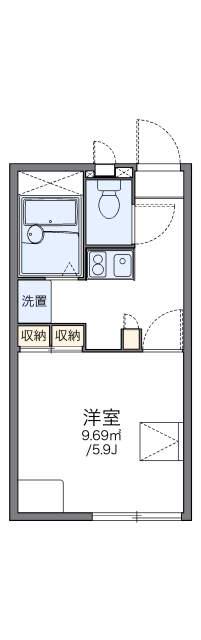 レオパレスT・H宮内 1階階 間取り