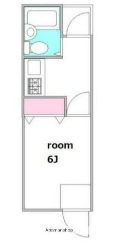 ウイング古屋(1K/1階)の間取り写真