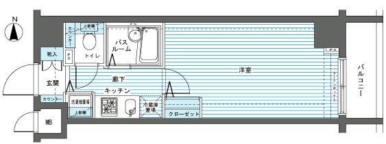 フェニックス中板橋 11階階 間取り