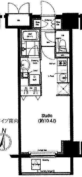 レジデンス両国駅前 13階階 間取り