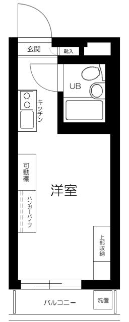 メゾン・ド・ジョワ(ワンルーム/1階)の間取り写真