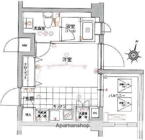 FORTIS池上 2階階 間取り