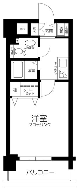 メゾン・ド・ヴィレ渋谷 11階階 間取り