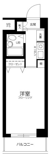 ダイホーステージ池上 3階階 間取り