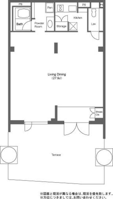ストーリア神宮前(ワンルーム/1階)の間取り写真