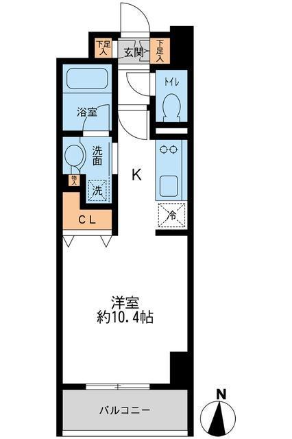 レジデンス両国駅前 13階階 間取り