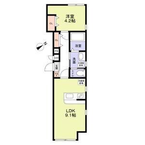 ASAKUSA ONE(1LDK/3階)の間取り写真