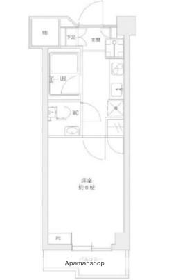 三越ゼームス坂マンション(1K/3階)の間取り写真