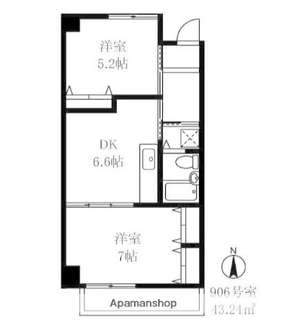 仙台坂アルカディア 9階階 間取り