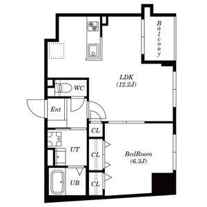 ステーションフロント浅草(1LDK/5階)の間取り写真