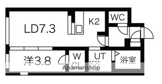 TOCOTAMA TERRACE池上(1LDK/2階)の間取り写真