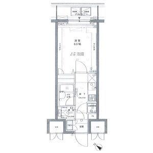 東京蒲田SQUARE TOWER(1K/3階)の間取り写真