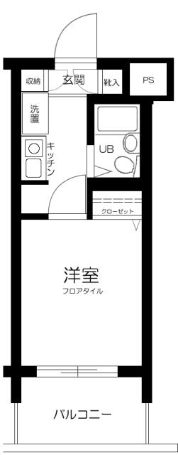 ロイヤルパレス川崎本町 11階階 間取り