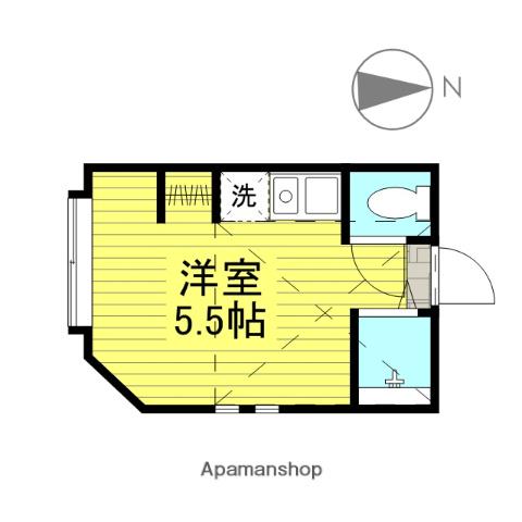 アーバンプレイス高円寺シャトー(ワンルーム/2階)の間取り写真
