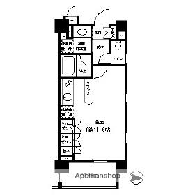 プロスペクト大森海岸(ワンルーム/7階)の間取り写真