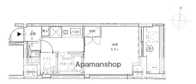 リエス大森ル・ノード(1K/3階)の間取り写真