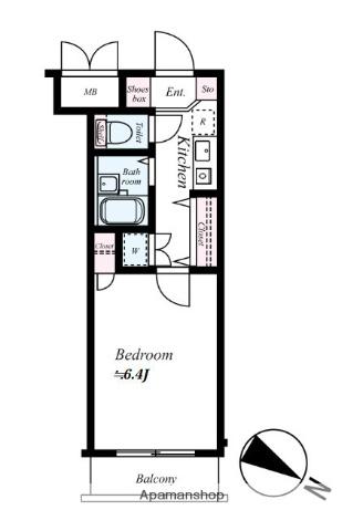サンテミリオン田園調布南 1階階 間取り