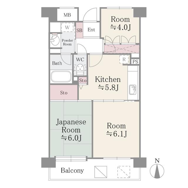 フレスコ川崎 9階階 間取り