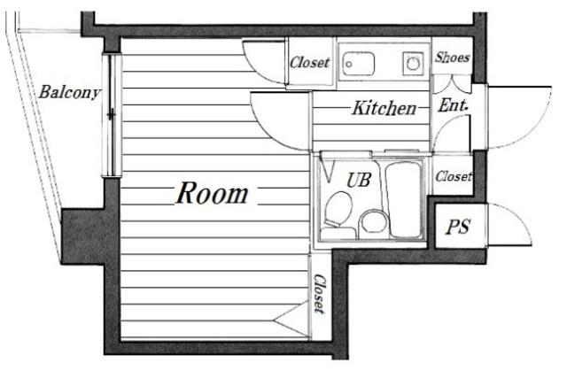 パレ・ドールアイディ大森(1K/6階)の間取り写真