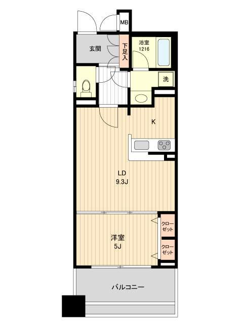 HF銀座レジデンスEAST 4階階 間取り