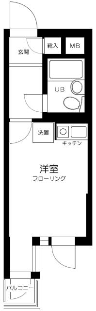 ライオンズマンション上池台第2 2階階 間取り