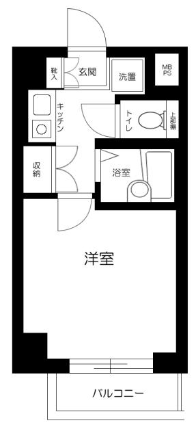 ヴェルステージ戸越 6階階 間取り
