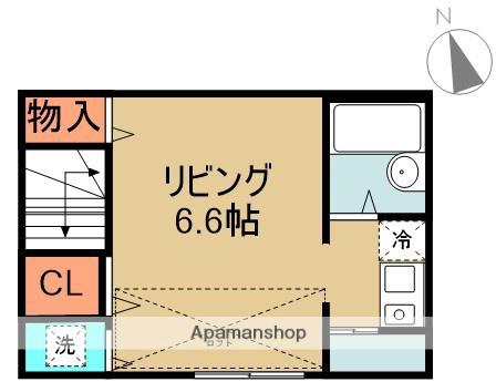 K-HOUSE 久が原B号棟(1K/2階)の間取り写真