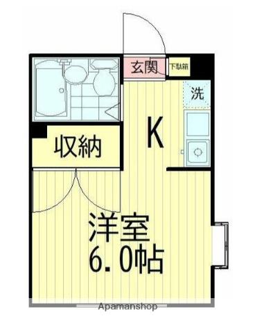 若葉ハウス 2階階 間取り