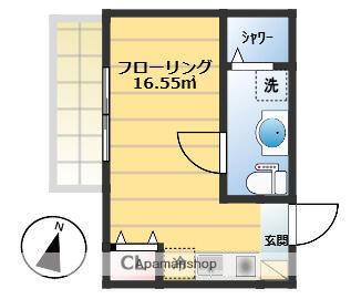エルザ・ガーデン大森中(ワンルーム/2階)の間取り写真