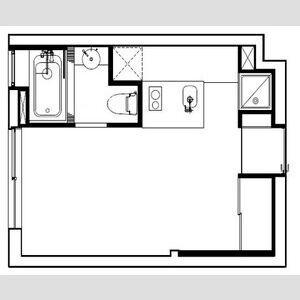 アプリーレ赤坂(ワンルーム/2階)の間取り写真
