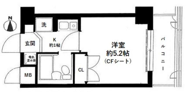 ストーク新丸子弐番館 6階階 間取り
